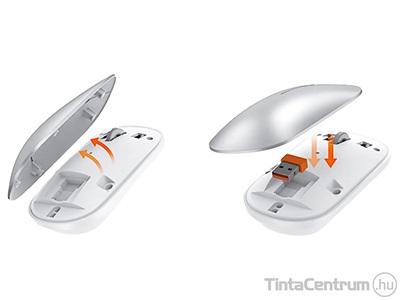 MEETION "iKey C230" billentyűzet+egér, vezeték nélküli, HUN, ezüst-fehér
