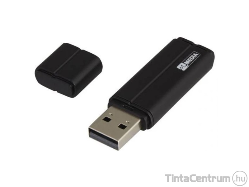 MYMEDIA pendrive, 16GB, USB 2.0, fekete