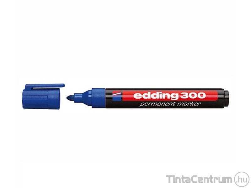 Alkoholos marker, kúpos, 1,5-3mm, EDDING "300", kék