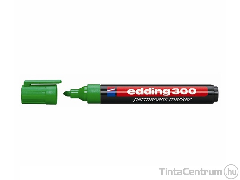 Alkoholos marker, kúpos, 1,5-3mm, EDDING "300", zöld