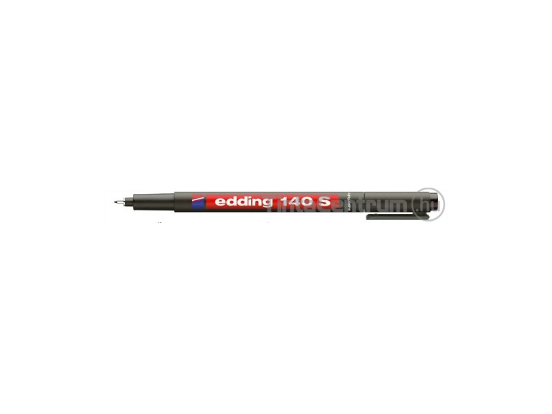 Alkoholos marker, OHP, tűhegy, 0,3mm, EDDING "140S", fekete