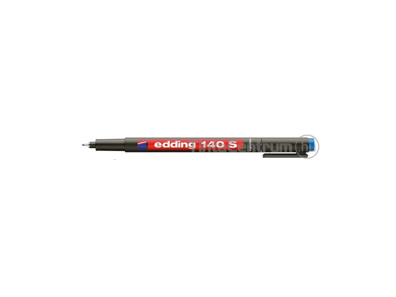 Alkoholos marker, OHP, tűhegy, 0,3mm, EDDING "140S", kék