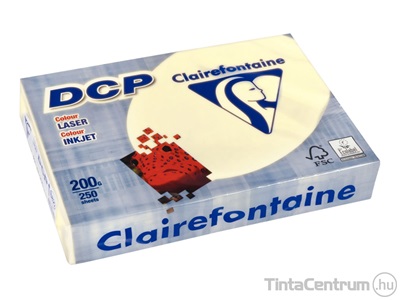 Másolópapír, A4, 200g, CLAIREFONTAINE "DCP" 250lap/csomag