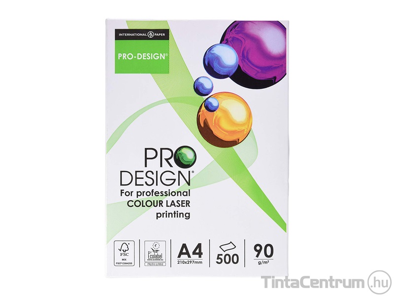 Másolópapír, digitális, A4, 90g, PRO-DESIGN 500lap/csomag