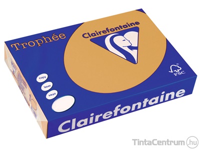 Másolópapír, színes, A3, 80g, CLAIREFONTAINE "Trophée", pasztell karamell (1254) 500lap/csomag