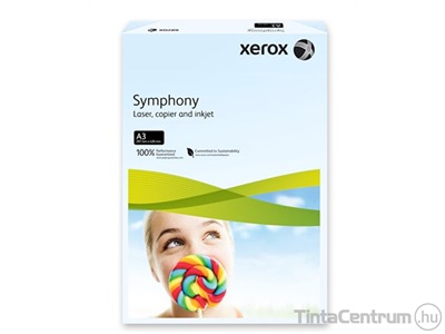 Másolópapír, színes, A3, 80g, XEROX "Symphony", pasztell világoskék 500lap/csomag