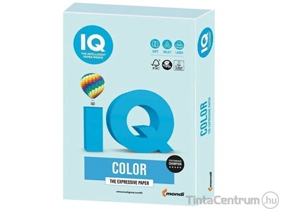 Másolópapír, színes, A4, 160g, IQ "Color", pasztell kék (BL29) 500lap/csomag