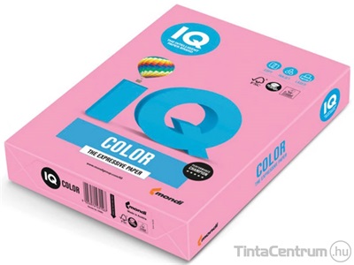 Másolópapír, színes, A4, 160g, IQ "Color", pasztell rózsa (PI25) 250lap/csomag