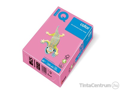 Másolópapír, színes, A4, 80g, IQ "Color", pastell flamingo (OPI74) 500lap/csomag