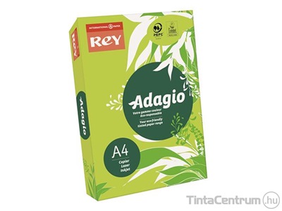 Másolópapír, színes, A4, 80g, REY "Adagio", neon kiwi 500lap/csomag