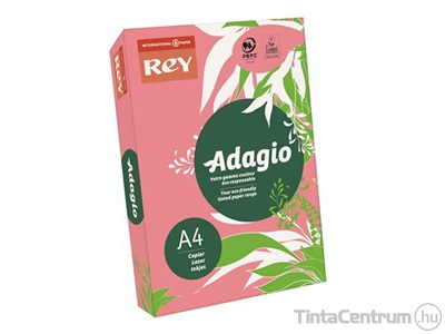 Másolópapír, színes, A4, 80g, REY "Adagio", neon málna 500lap/csomag