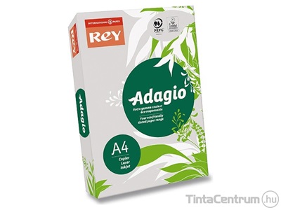 Másolópapír, színes, A4, 80g, REY "Adagio", pasztell szürke 500lap/csomag