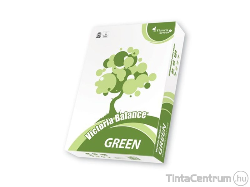 Másolópapír, újrahasznosított, A3, 80g, VICTORIA "Balance Green" 500lap/csomag