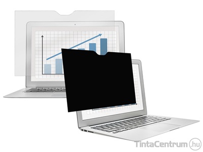 Monitorszűrő, betekintésvédelemmel, 352x230mm, 15", 16:10, MacBook Pro-hoz, FELLOWES "PrivaScreen™"