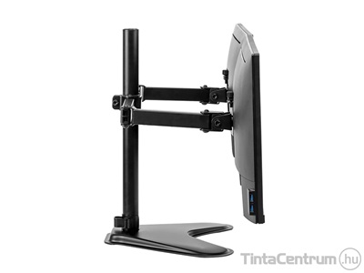 Monitortartó kar, FELLOWES "Professional Series™ Dual Horizontal", fekete