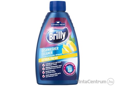 Mosogatógép tisztító, 250ml, "Brilly", citrus fresh