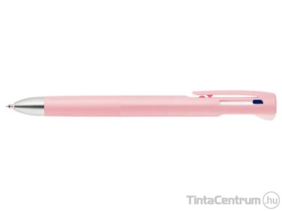 Multifunkciós golyóstoll, 0,24 mm, kétszínű + nyomósirón, 0,5 mm, rózsaszín tolltest, ZEBRA "bLen 2+1"