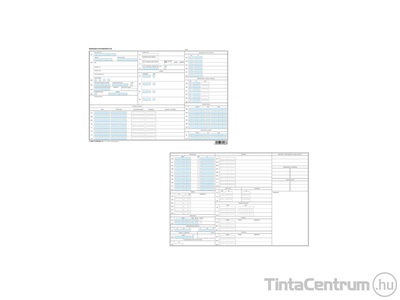 Munkaügyi nyilvántartó tasak, A4, fekvő, C.0243-41/F/TAS