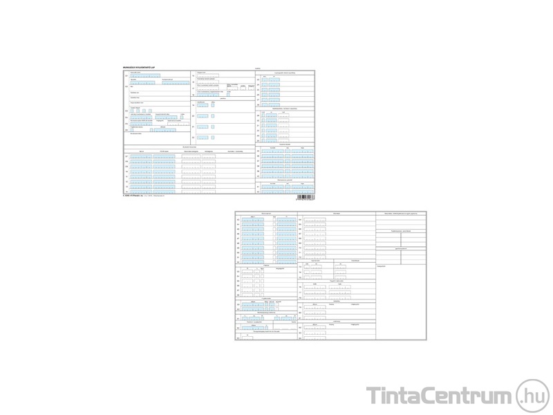 Munkaügyi nyilvántartó tasak, A4, fekvő, C.0243-41/F/TAS