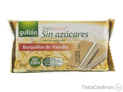 Nápolyi, cukormentes, 70g, GULLÓN, vaníliás