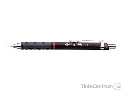 Nyomósirón, 0,5mm, ROTRING "Tikky T", bordó