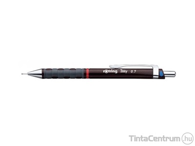 Nyomósirón, 0,7mm, ROTRING "Tikky III", bordó