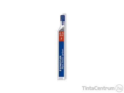 Nyomósirón grafitbél, 0,5mm, F, STAEDTLER "Mars Micro" 12szál/tubus