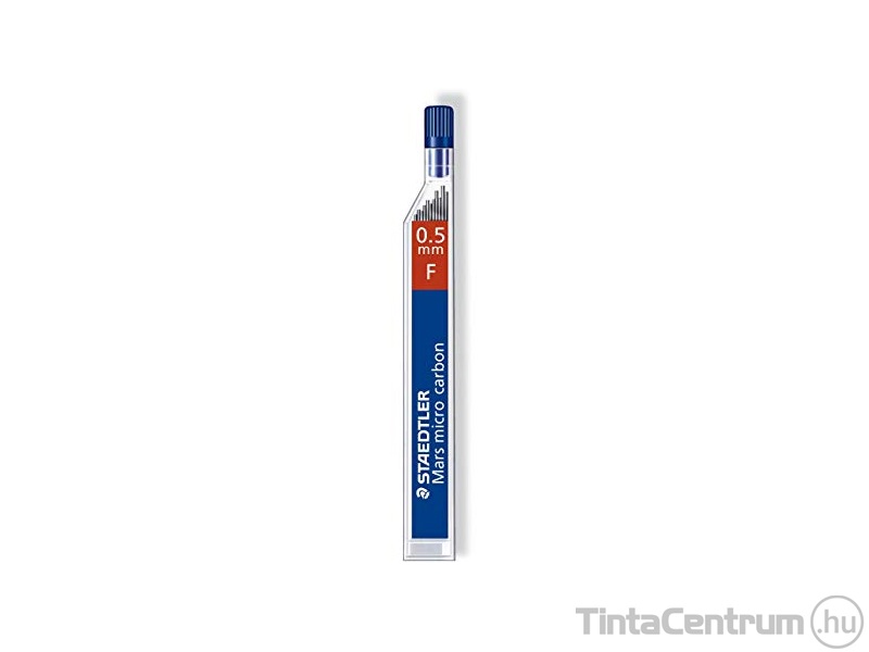 Nyomósirón grafitbél, 0,5mm, F, STAEDTLER "Mars Micro" 12szál/tubus