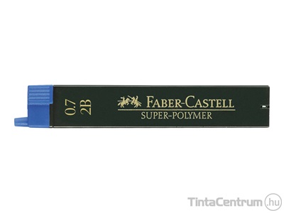 Nyomósirón grafitbél, 0,7mm, 2B, FABER-CASTELL 12szál/tubus