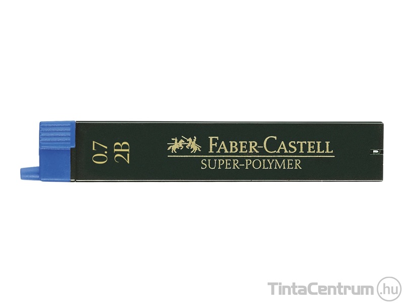 Nyomósirón grafitbél, 0,7mm, 2B, FABER-CASTELL 12szál/tubus