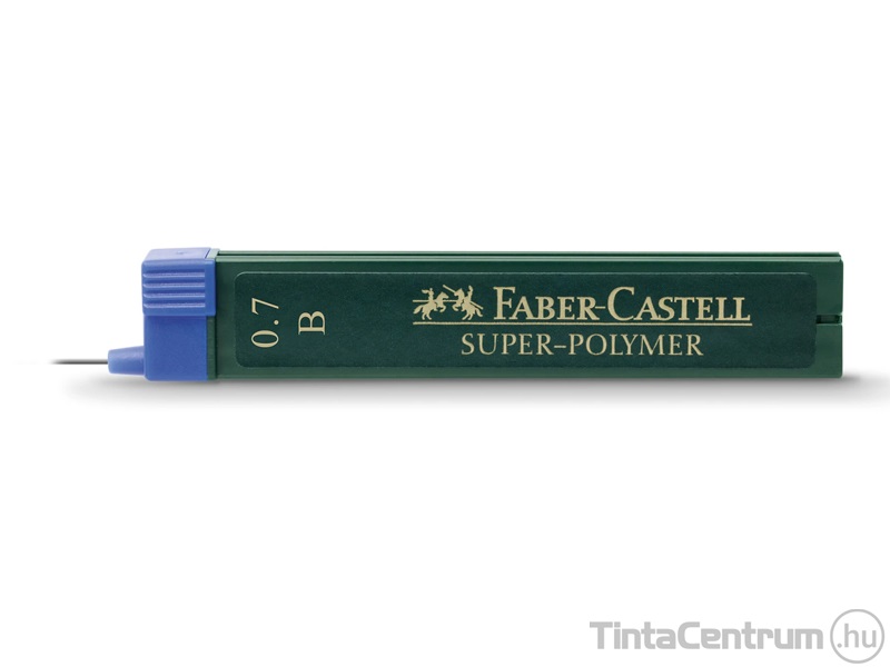 Nyomósirón grafitbél, 0,7mm, B, FABER-CASTELL 12szál/tubus