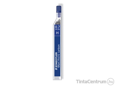 Nyomósirón grafitbél, 0,7mm, H, STAEDTLER "Mars Micro" 12szál/tubus