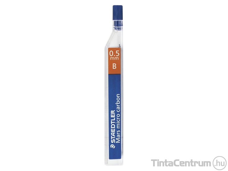 Nyomósiron grafitbél, 0,5mm, B, STAEDTLER "Mars Micro" 12szál/tubus