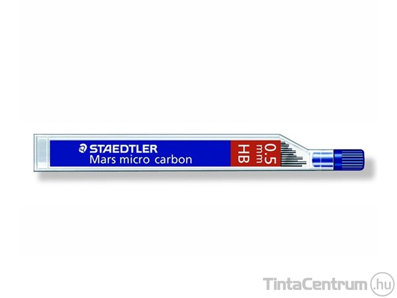 Nyomósirón grafitbél, 0,5mm, HB, STAEDTLER "Mars Micro" 12szál/tubus