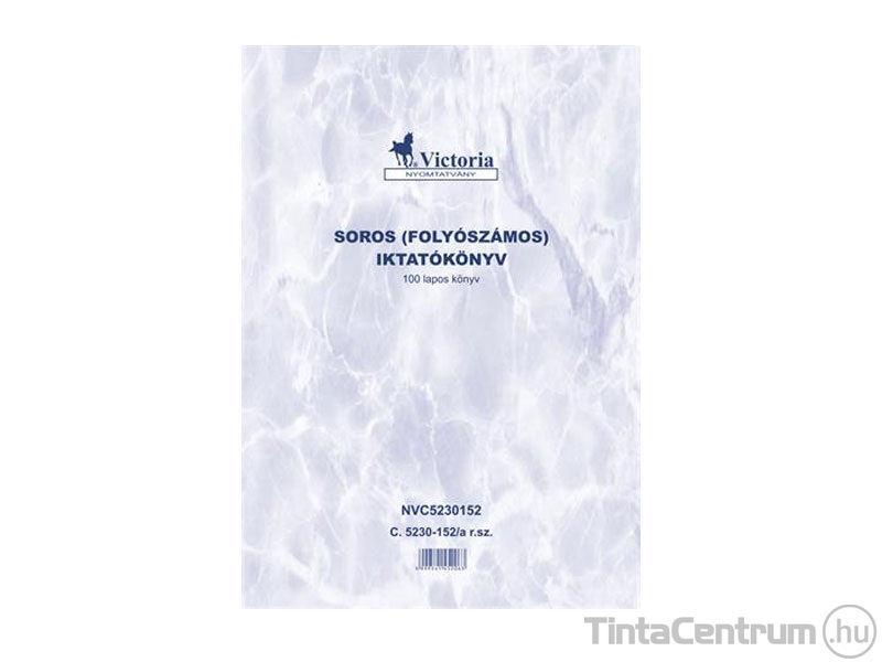 Iktatókönyv, A4, álló, 100lap, C.5230-152