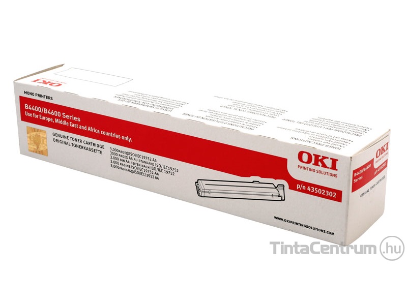 OKI B4400/B4600 fekete [3000 oldal] eredeti toner