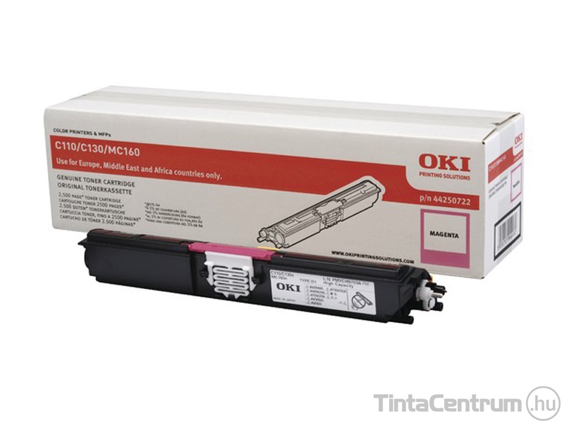 OKI C110/C130 magenta [2500 oldal] eredeti toner