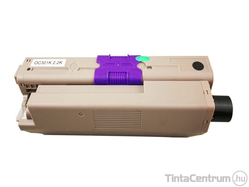 OKI C301/C321/MC332/MC342 fekete [2200 oldal] kompatibilis 100% új toner