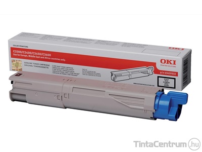 OKI C3300/C3400/C3600 fekete [2500 oldal] eredeti toner