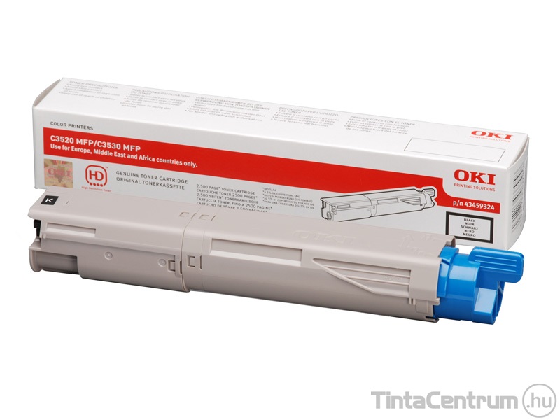 OKI C3520/C3530/MC350/MC360 fekete [2500 oldal] eredeti toner