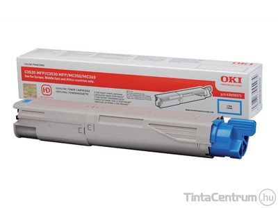 OKI C3520/C3530/MC350/MC360 ciánkék [2500 oldal] eredeti toner