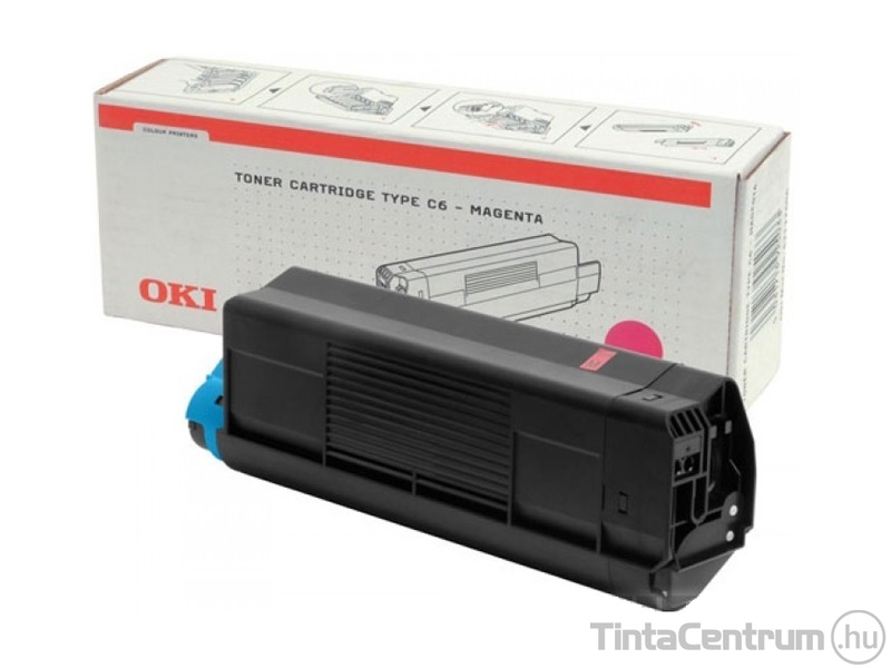 OKI C5100 type C6 magenta [5000 oldal] eredeti toner