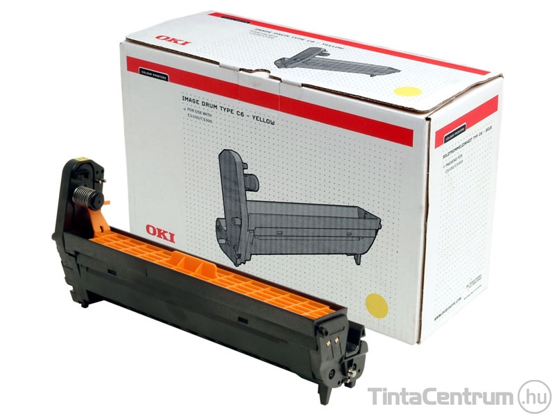 OKI C5100 type C6 sárga [17000 oldal] eredeti dobegység