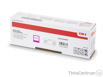 OKI C532/C542 magenta [6000 oldal] eredeti toner