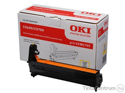 OKI C5600/C5700 sárga [20000 oldal] eredeti dobegység