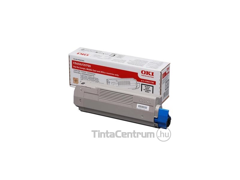 OKI C5650/C5750 fekete [8000 oldal] eredeti toner