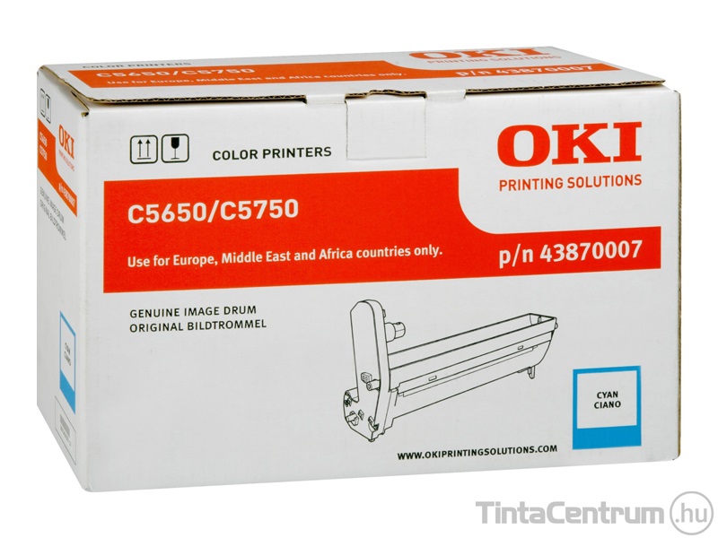 OKI C5650/C5750 ciánkék [25000 oldal] eredeti dobegység