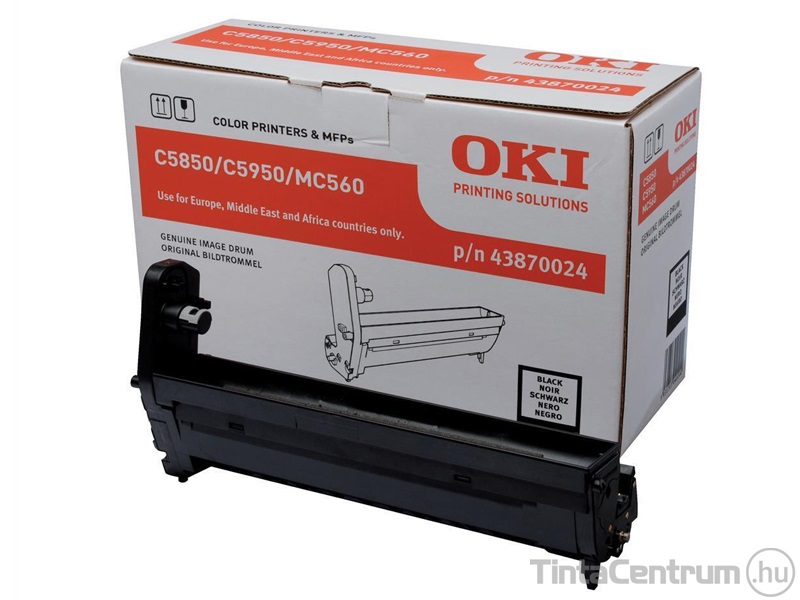 OKI C5850/C5890/MC560 fekete [20000 oldal] eredeti dobegység