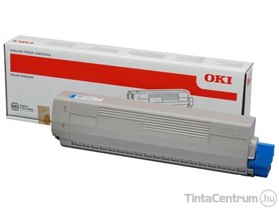 OKI C822 ciánkék [7300 oldal] eredeti toner