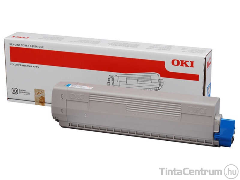 OKI C831/C841 ciánkék [10000 oldal] eredeti toner